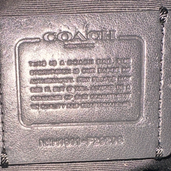 Coach Dark Gray Signature Tote - Picture 2 of 9